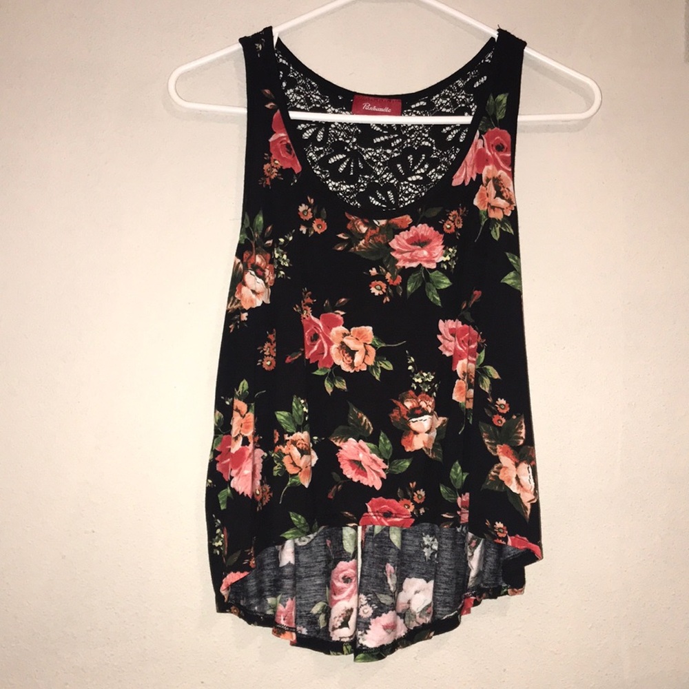 Floral tank top